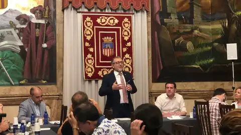 El presidente de la Diputación, José Martí, hace balance del primer año de gobierno. DIPUTACIÓN