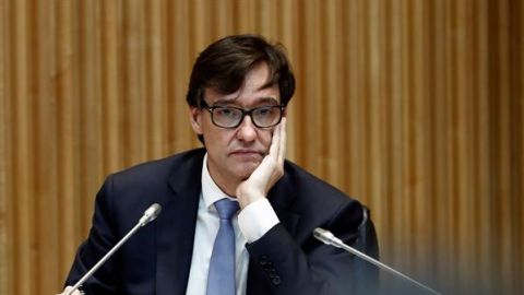 Salvador Illa en la comisi&oacute;n de Sanidad en el Congreso de los Diputados 