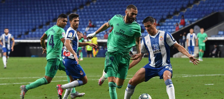 Taconazo de Karim Benzema frente al Espanyol Taconazo de Karim Benzema frente al Espanyol