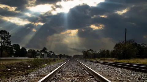 Vias de tren Transportes medio rural