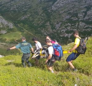 La Guardia Civil rescata a un perro de grandes dimensiones en el Pico Espigüete La Guardia Civil rescata a un perro de grandes dimensiones en el Pico Espigüete