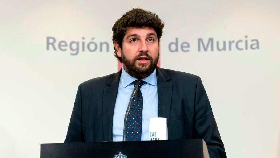 El presidente de la Regi&oacute;n de Murcia, Fernando L&oacute;pez Miras