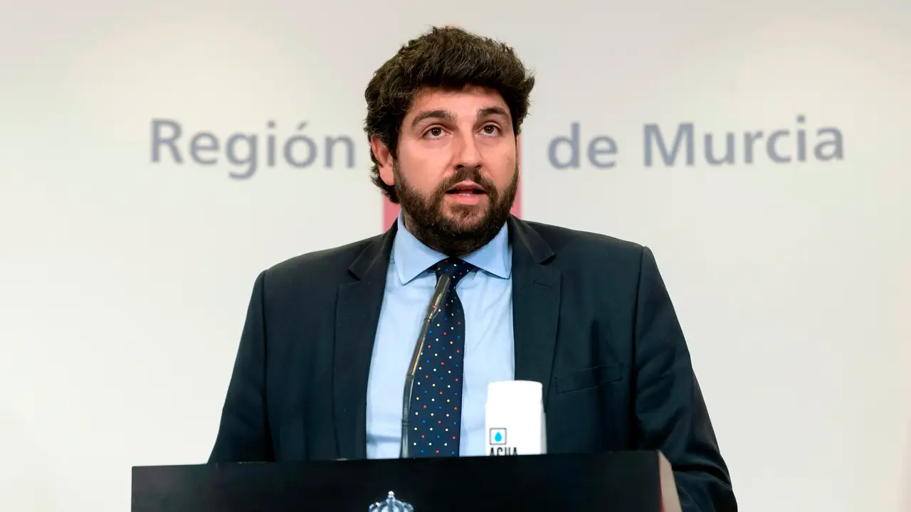 El presidente de la Región de Murcia, Fernando López Miras El presidente de la Región de Murcia, Fernando López Miras
