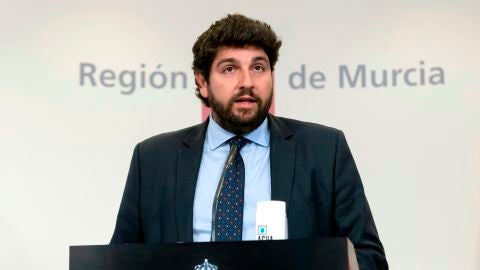 El presidente de la Regi&oacute;n de Murcia, Fernando L&oacute;pez Miras