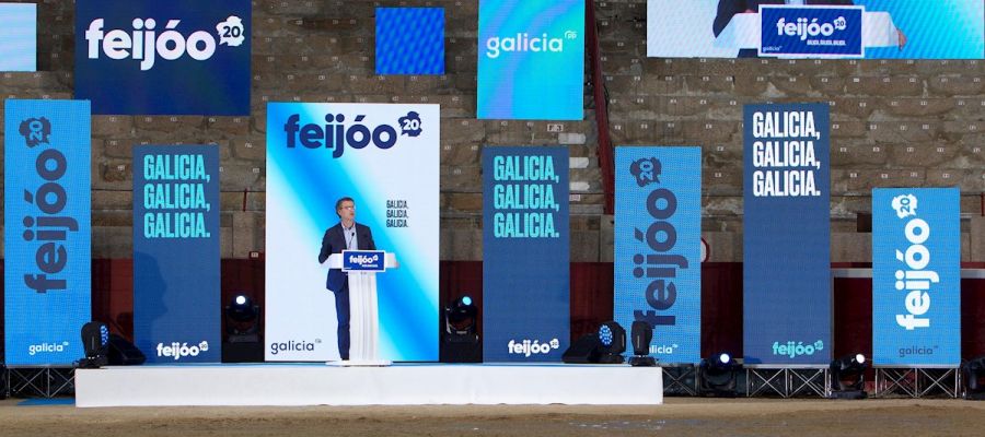 El candidato a la Xunta de Galicia, Alberto Núñez Feijóo El candidato a la Xunta de Galicia, Alberto Núñez Feijóo