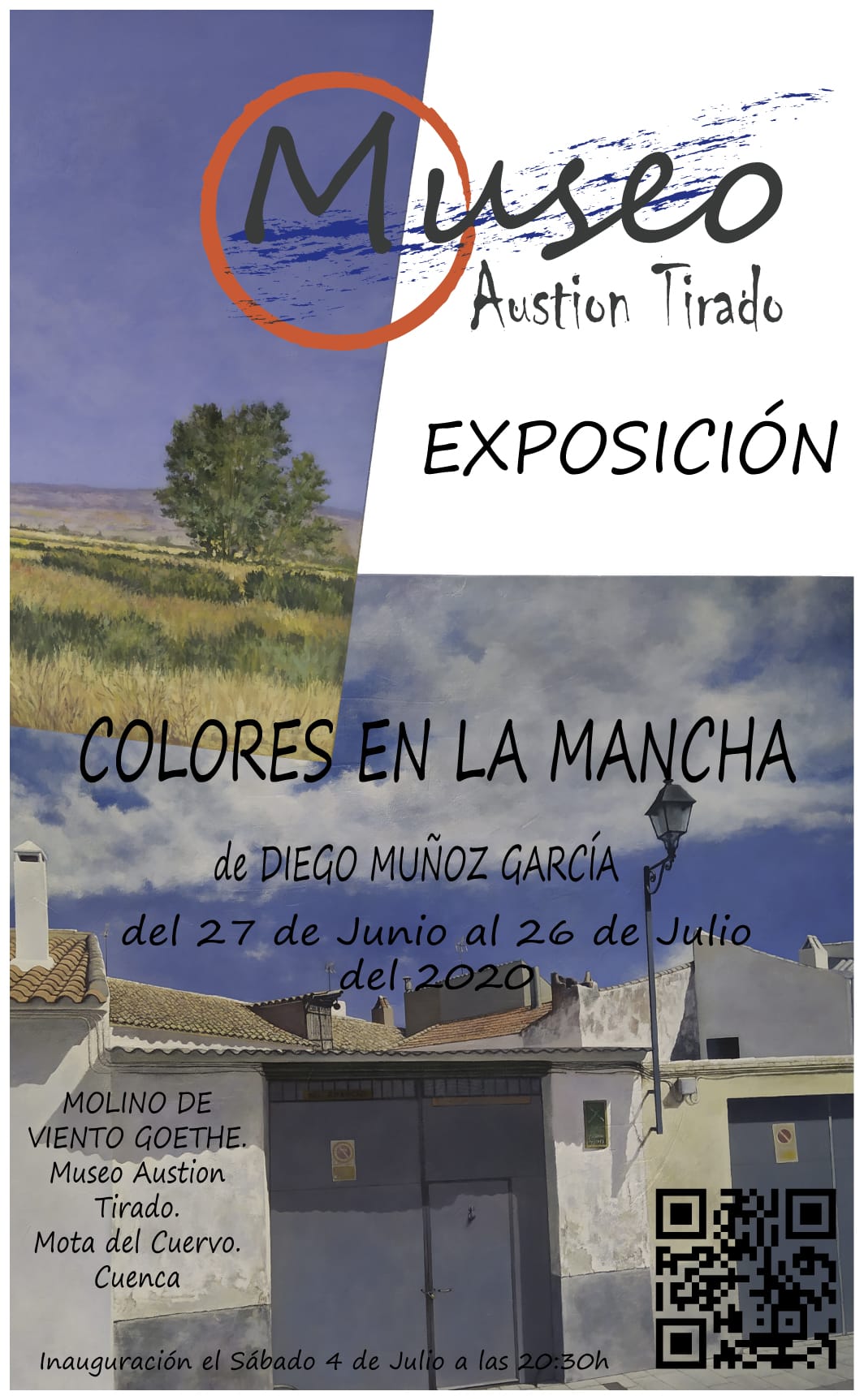 Diego Muñoz expone "Colores en la Mancha" en la sala Austion Tirado Diego Muñoz expone "Colores en la Mancha" en la sala Austion Tirado
