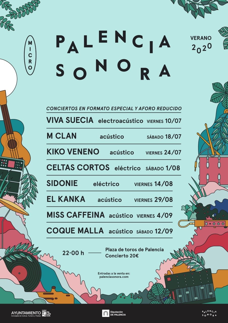 Micro Palencia Sonora contará con Sidonie, Viva Suecia, Coque Malla, Celtas Cortos, El Kanka, Miss Cafeina, Kiko Veneno y M-Clan Micro Palencia Sonora contará con Sidonie, Viva Suecia, Coque Malla, Celtas Cortos, El Kanka, Miss Cafeina, Kiko Veneno y M-Clan