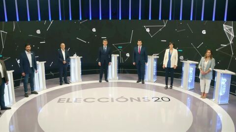 Debate de los principales partidos gallegos a las elecciones gallegas del 12J