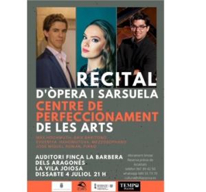 RECITAL DE OPERA Y ZARZUELA RECITAL DE OPERA Y ZARZUELA