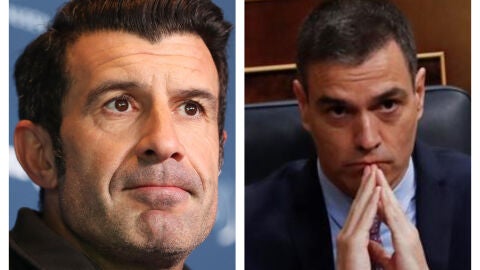 Luis Figo y Pedro S&aacute;nchez