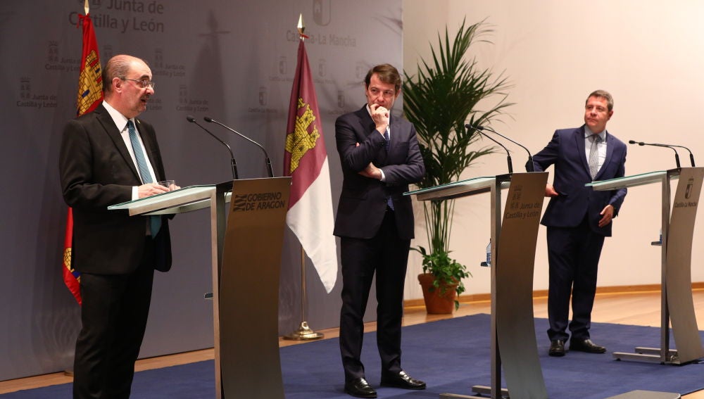 Los tres presidentes autonómicos se han reunido en Soria