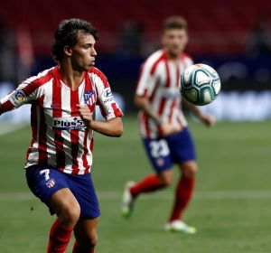 Joao Félix, en un partido con el Atlético de Madrid. Joao Félix, en un partido con el Atlético de Madrid.