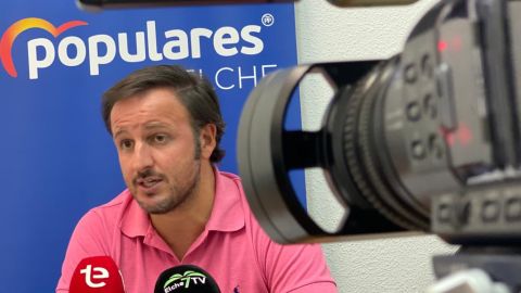 Pablo Ruz, portavoz del PP en Elche.