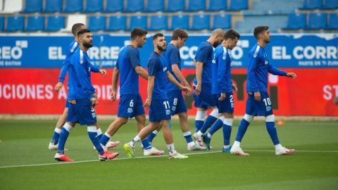 Entrenamiento del Deportivo Alav&eacute;s