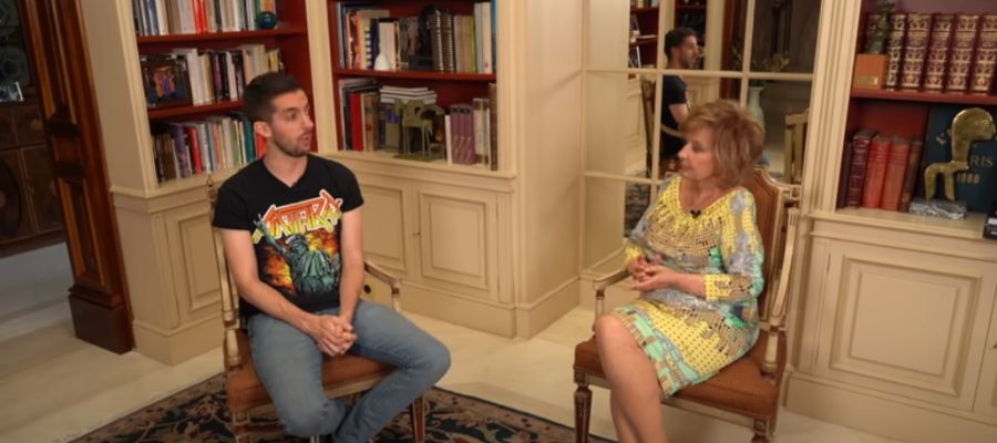 María Teresa Campos y David Broncano en el programa 'Enredados' María Teresa Campos y David Broncano en el programa 'Enredados'