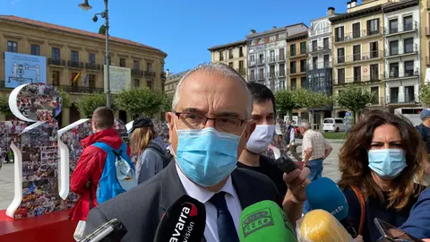 Enrique Maya Acto previo a los NO Sanfermines 2020