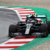 Valtteri Bottas, durante los entrenamientos libres del GP de Austria
