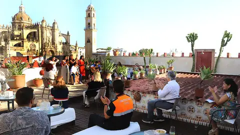 Flamenco desde las Azoteas, va por ustedes Flamenco desde las Azoteas, va por ustedes