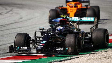 Valtteri Bottas, durante el GP de Austria