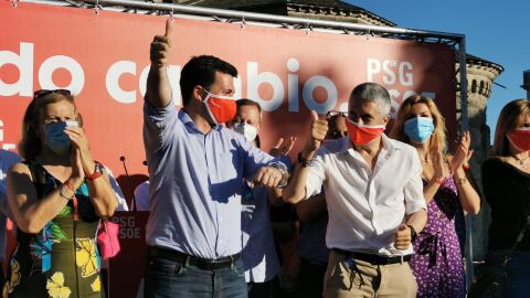 Mitin do Psoe no Carballi&ntilde;o