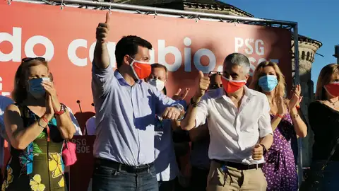 Mitin do Psoe no Carballiño Mitin do Psoe no Carballiño