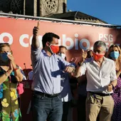 Mitin do Psoe no Carballiño Mitin do Psoe no Carballiño