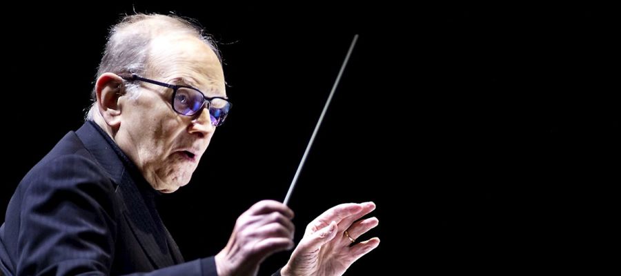 El compositor italiano, Ennio Morricone El compositor italiano, Ennio Morricone