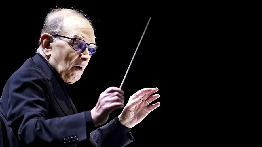 El compositor italiano, Ennio Morricone El compositor italiano, Ennio Morricone