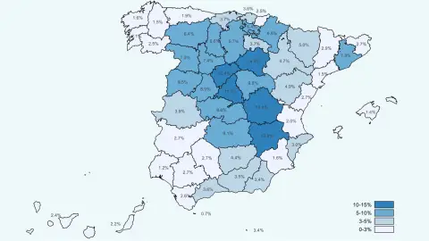 Mapa de la tercera oleada del estudio de seroprevalencia Mapa de la tercera oleada del estudio de seroprevalencia