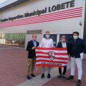 Representantes de la UDL y del Ayuntamiento de Logroño invitan a la ciudadanía a vivir el partido del ascenso con prudencia y responsabilidad