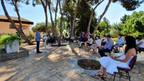 El consejero de Agua, Agricultura, Ganadería, Pesca y Medio Ambiente, durante la presentación de la figura de los operadores agroambientales El consejero de Agua, Agricultura, Ganadería, Pesca y Medio Ambiente, durante la presentación de la figura de los operadores agroambientales