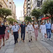 Visita de Abel Caballero a Ourense Visita de Abel Caballero a Ourense