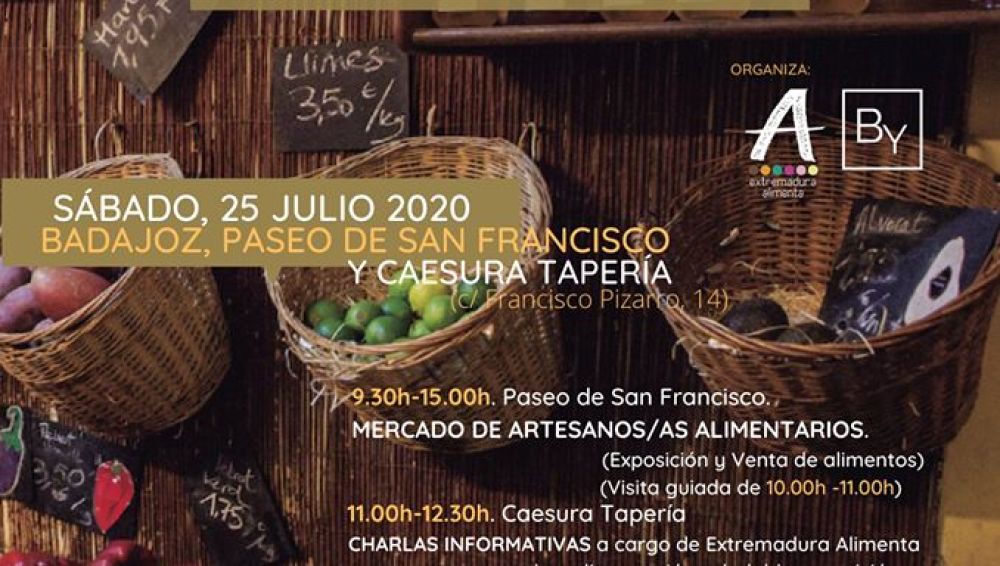 Cartel del Día de la Artesanía Almentaria de Extremadura
