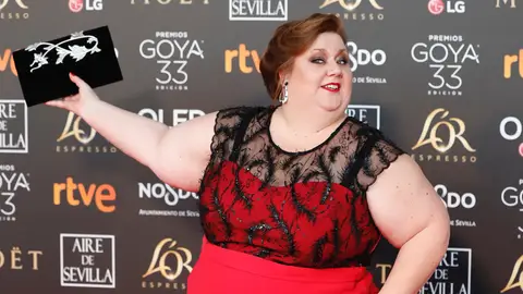 La actriz Itziar Castro Alfombra roja Premios Goya 2019