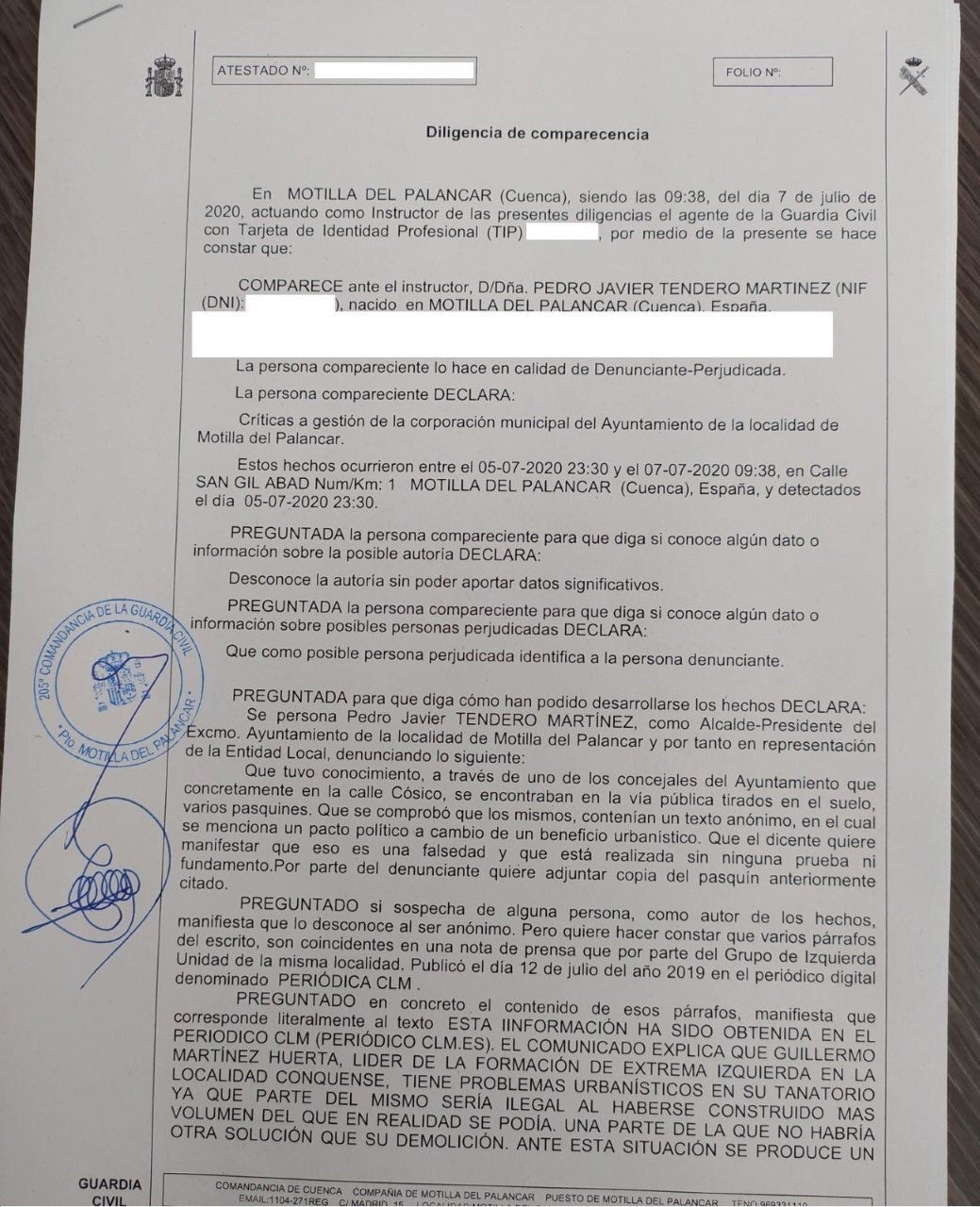 Vox impide la reducción de sueldos del PSOE en Motilla (Cuenca) Vox impide la reducción de sueldos del PSOE en Motilla (Cuenca)