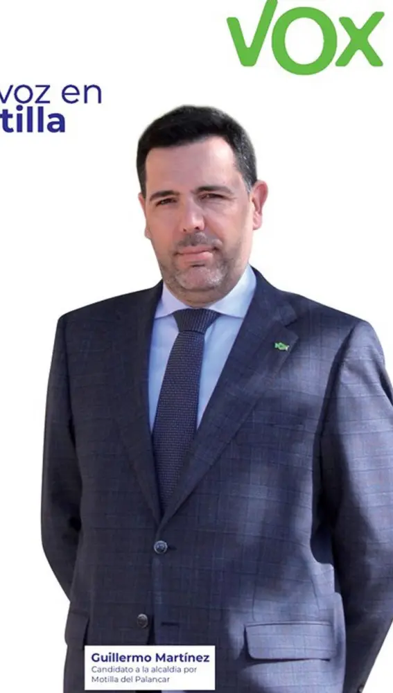 Guillermo Martínez, portavoz de Vox en Motilla