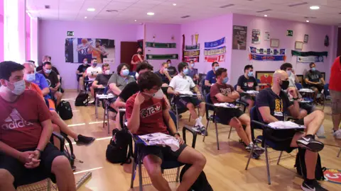 Asistentes Curso Técnico de Baloncesto Organizado por la Federación de CLM