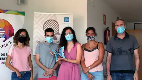 Momento de la entrega de diplomas del Plan Fermenta Formación