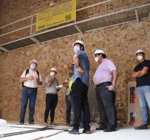 L´alcalde José Benlloch i alguns regidors han visitat la finalització de les obres. L´alcalde José Benlloch i alguns regidors han visitat la finalització de les obres.