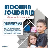 La campaña 'Mochila Solidaria' tiene previsto conseguir 600 mochilas escolares