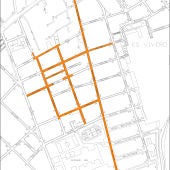 Plano de la renovación de ocho calles en El Vivero