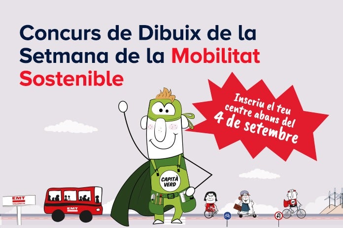 EMT València lanza el concurso de dibujo de la semana de la movilidad sostenible EMT València lanza el concurso de dibujo de la semana de la movilidad sostenible