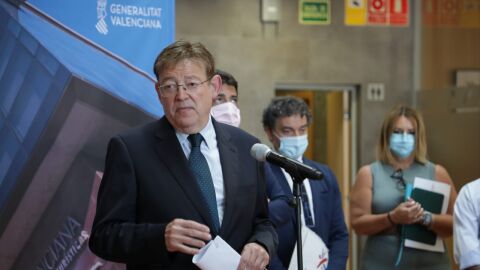 Puig durante la presentaci&oacute;n del plan a cinco a&ntilde;o para el sector tur&iacute;stico.