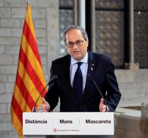 El presidente de la Generalitat, Quim Torra El presidente de la Generalitat, Quim Torra