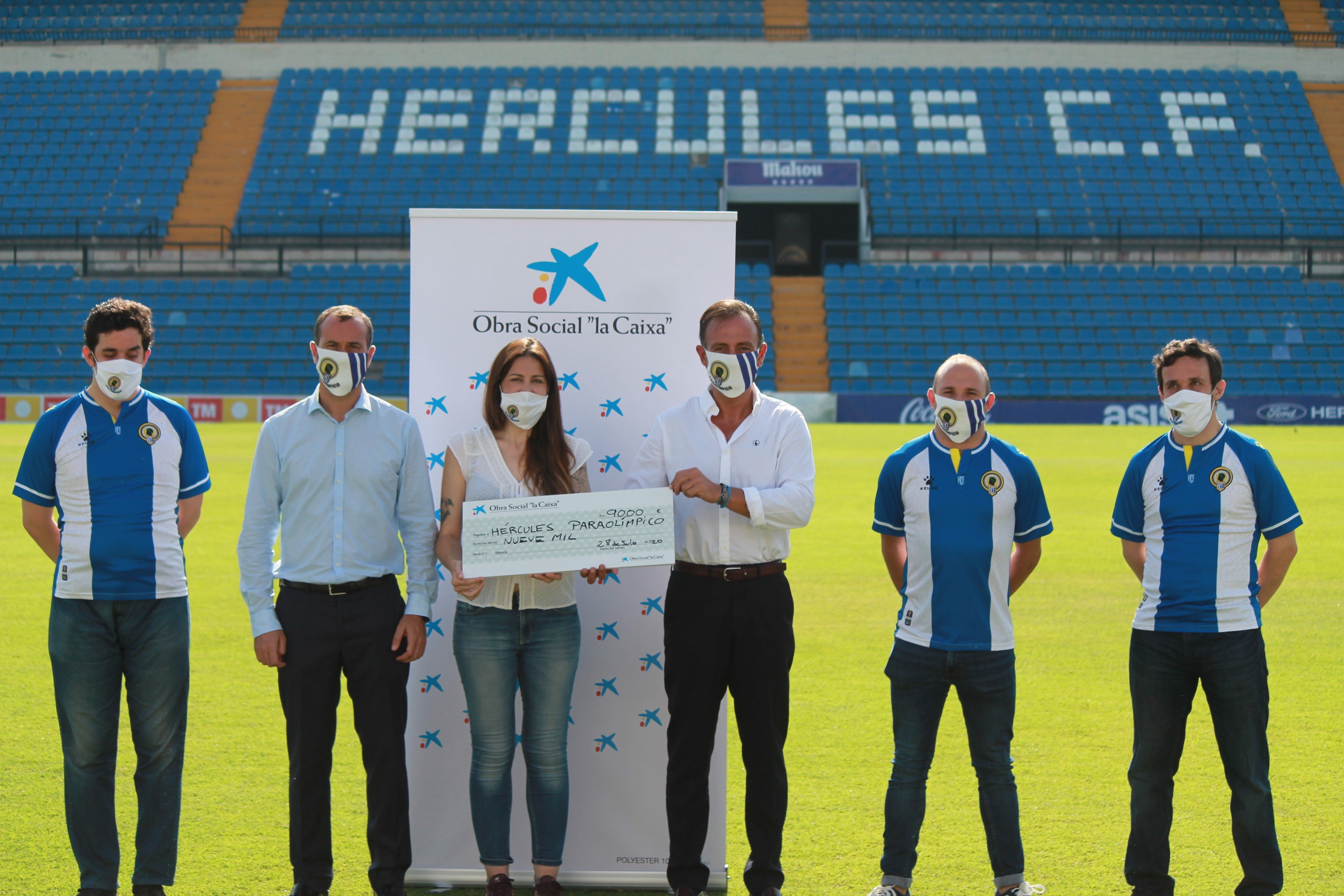 El Hércules Paralímpico y la Fundación La Caixa renuevan su compromiso una temporada más El Hércules Paralímpico y la Fundación La Caixa renuevan su compromiso una temporada más