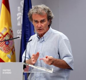 Fernando Simón, durante la rueda de prensa Fernando Simón, durante la rueda de prensa
