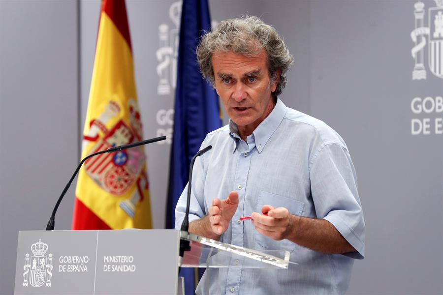 Fernando Simón: "Madrid está en una fase de ascenso en las notificaciones" Fernando Simón: "Madrid está en una fase de ascenso en las notificaciones"