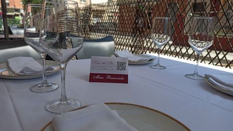 Mesa de terraza en el Rac&oacute; del Pl&aacute;