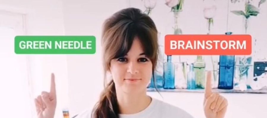 ¿Green needle o brainstorm? ¿Green needle o brainstorm?