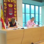 Instantes de la reunión